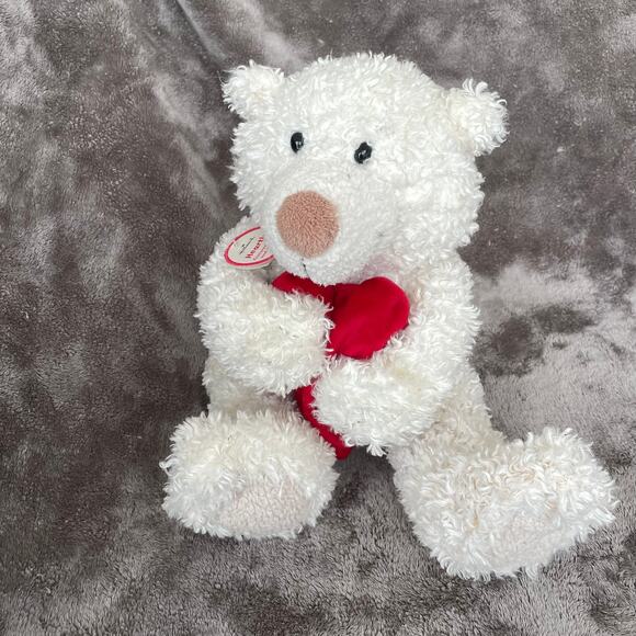 Hallmark Hug Me Squeeze Me Love Me Bear Plush 11” Animated Heartly Stuffed Toy - Picture 10 of 13
